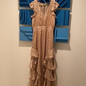 | RACHEL ROY | Ruffled V-Neck Maxi Dress | Size 4